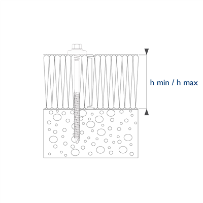 ESPS-CS2-P-A19-70-63 Eurofast Betonas