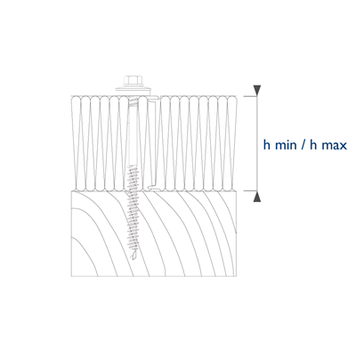 ESPS-CS2-P-A19-70-63 Eurofast Betonas