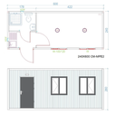 MAX Cabin MPE-2 Nesumontuoti konteinerinio tipo moduliai